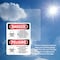 Signmission Pesticide Storage Area Bilingual Danger Sign, Vinyl Decal, 7in W x 10in L, 2PK OS-2PACK-DS-D-710-VS-1523 - alternate 4